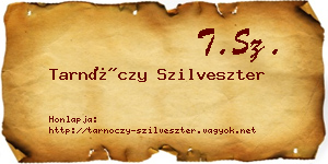 Tarnóczy Szilveszter névjegykártya